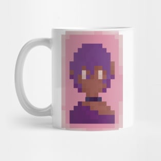 Pixelart Girl Face Mug